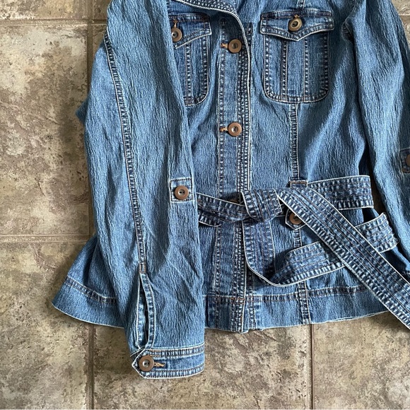 Faded Glory Women’s Denim Jean Jacket . Size L 12/14 - Picture 4 of 5